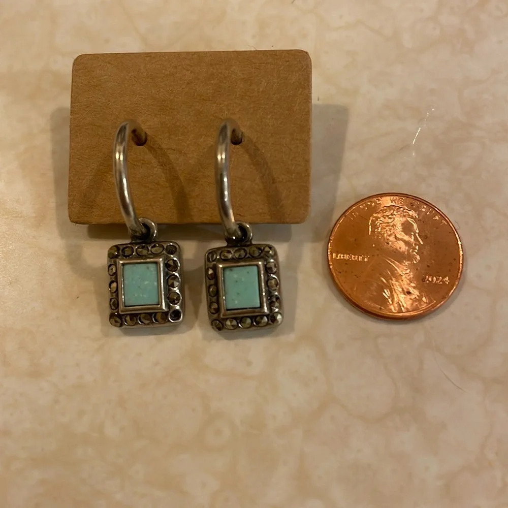 Vintage, Peridot Drops, Signed LC (Liz Claiborne)